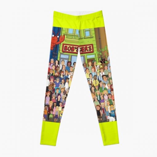 Bob's Burgers Character Collage Leggings RB0902 product Offical bob burger Merch