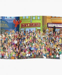Bob's Burgers Character Collage Poster RB0902 product Offical bob burger Merch