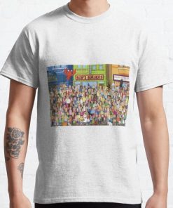 Bob's Burgers Character Collage Classic T-Shirt RB0902 product Offical bob burger Merch