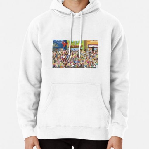 Bob's Burgers Character Collage Pullover Hoodie RB0902 product Offical bob burger Merch