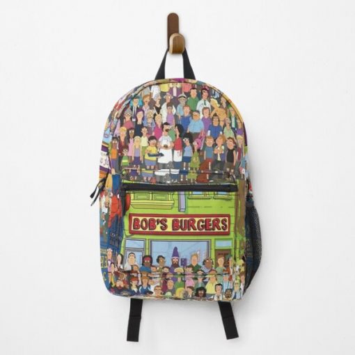 Bob's Burgers Character Collage Backpack RB0902 product Offical bob burger Merch
