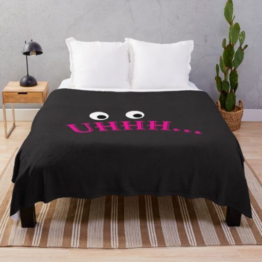 Uhhh... Uhhhh, Famous Funny Saying by Tina from Bob's Burgers. Funniest Humor  Throw Blanket RB0902 product Offical bob burger Merch