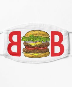 Bob's Burgers Graphic Flat Mask RB0902 product Offical bob burger Merch