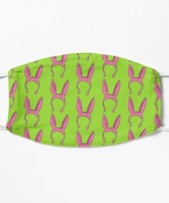 Pink Bunny Hat | Bob's Burgers Inspired | @ HeckinFarOut Flat Mask RB0902 product Offical bob burger Merch