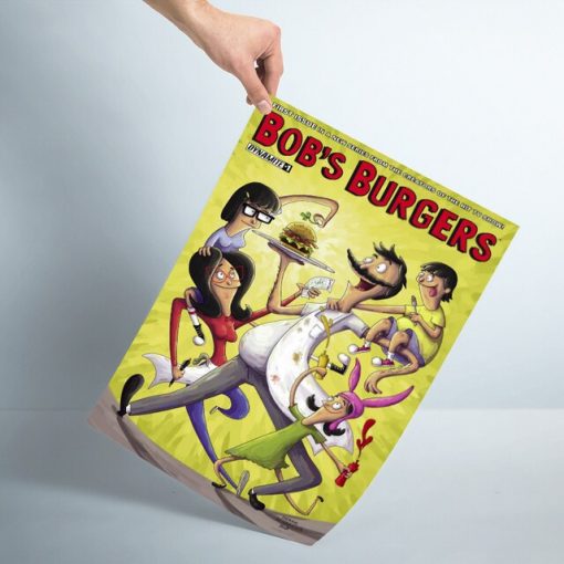 Anime Bobs Burgers Poster Custom Satin Poster Print cloth fabric wall poster print Silk Fabric Print 12.jpg 640x640 12 - Bob's Burgers Shop